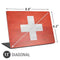 Switzerland Flag Distressed Universal Laptop 11in (8.8 x 6.2in) Skin